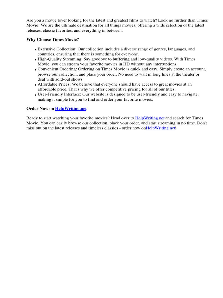 Times Movie The Ultimate Destination for Movie Lovers PDF(00)