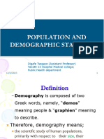Population & Demographic Statistic