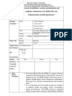 Comm Service Report Format