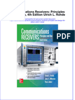 Communications Receivers Principles and Design 4Th Edition Ulrich L Rohde Full Chapter