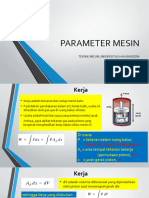 Parameter Mesin