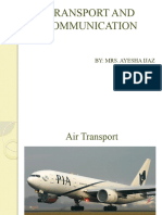 (Air) Transport and Communication