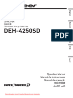 DEH-4250SD: CD Receiver Radio CD CD Player