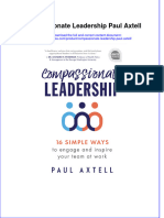 Compassionate Leadership Paul Axtell Full Chapter
