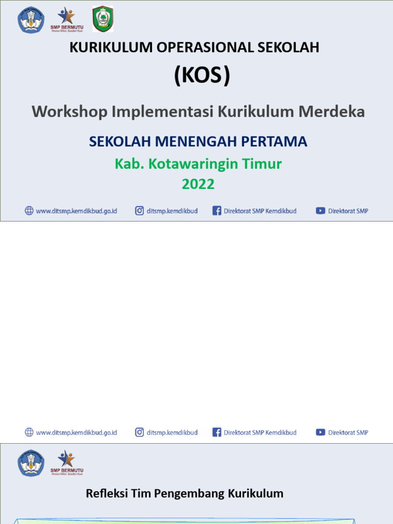 Implementasi Kurikulum Operasional KOS | PDF