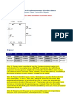 Eletrônica Básica exercícios circuitos