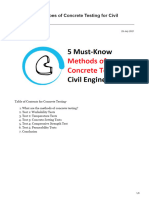 5 Must-Know Types of Concrete Testing For Civil Engineers: Civilverse Admin 25 July 2021