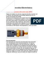 Sensor de Temperatura de Aceite Motor