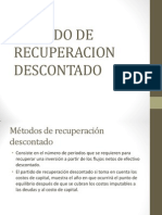 Periodo de Recuperacion Des Cont Ado