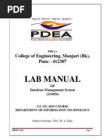 DBMS Lab Manual - 23-24