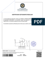 Certificado Estudiante Regular: PUERTO MONTT, 12 de Abril de 2024