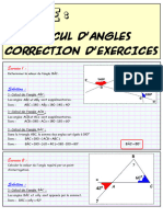 Calcul D Angles - Correction D Exercices 1 Bis