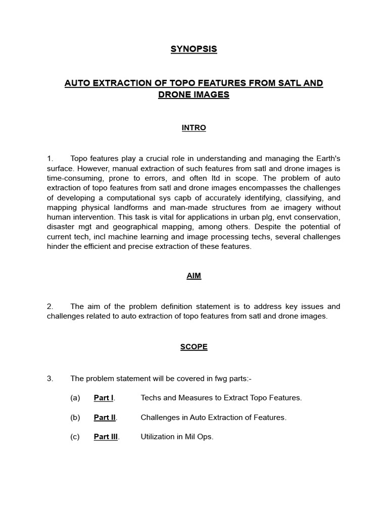 Synopsis Problem Statement Syn 7 - 034430 | PDF | Graphics Processing ...