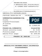 CREDITO (16295H0174) /: Recibo de Pago
