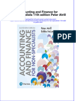 Accounting and Finance For Non Specialists 11Th Edition Peter Atrill Full Chapter