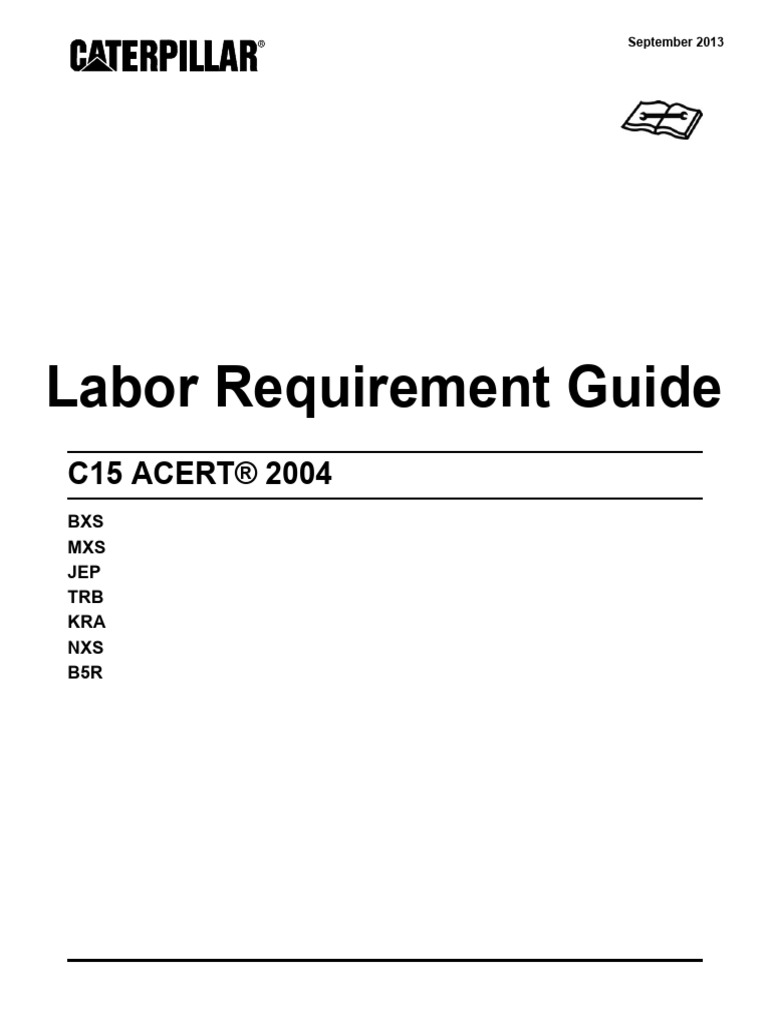 CAT C15 ACERT SERIAL NUMBER visual data 3
