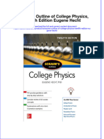 Schaums Outline of College Physics Twelfth Edition Eugene Hecht Full Download Chapter