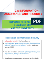 Lecture 1 - Introduction To Security