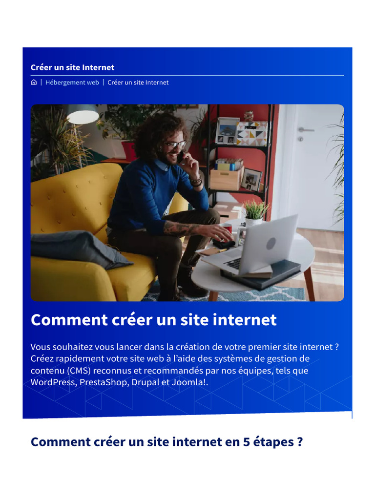 Créer un site internet avec OVH | PDF | Internet | Internet et Web