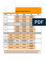 1º Curso - Segundo Período