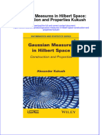 Gaussian Measures in Hilbert Space Construction and Properties Kukush Full Chapter