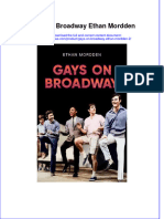 Gays On Broadway Ethan Mordden 2 full chapter