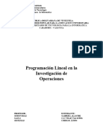 Programacion Lineal en Inestigacion de Operaciones Metodo Simplex Gabriel Alastre 215054