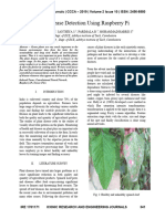 Leaf Disease Detection Using Raspberry Pi: © APR 2019 - IRE Journals - CCCA - 2019 - Volume 2 Issue 10 - ISSN: 2456-8880