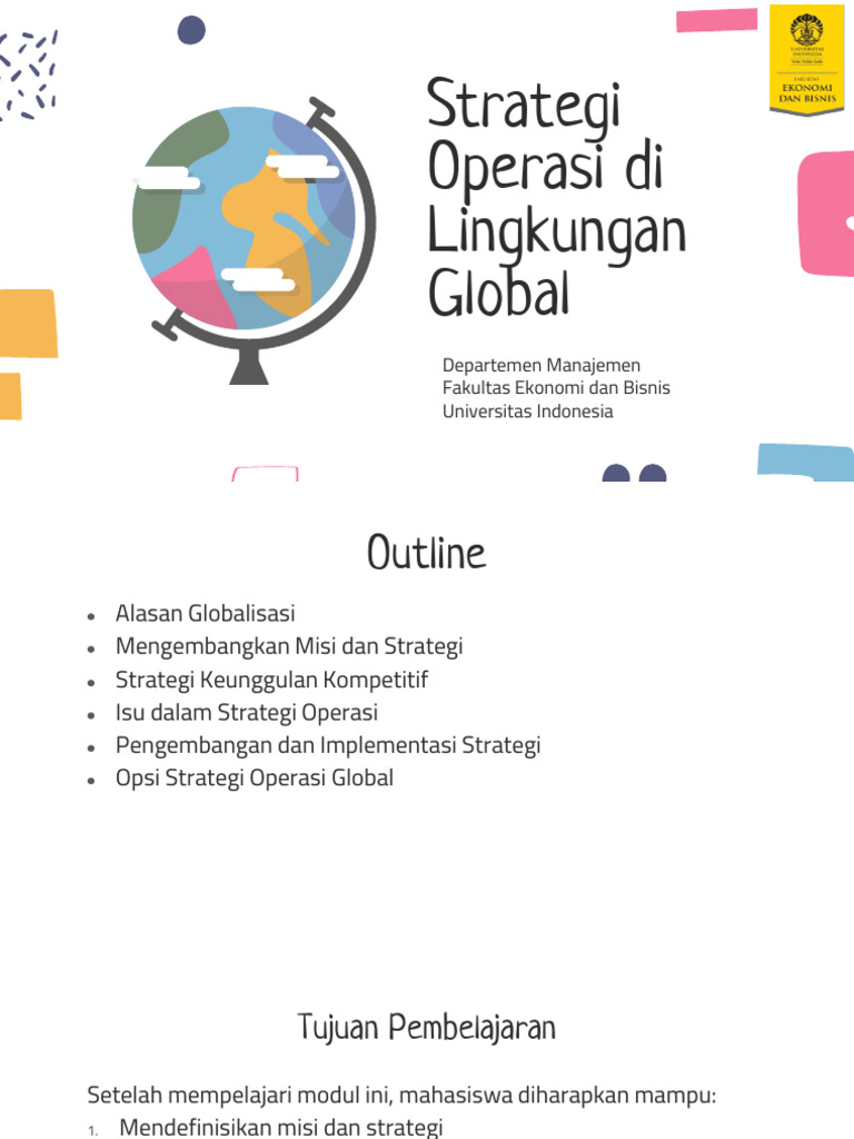 Strategi Operasi Global dan Implementasinya | PDF