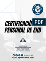 Certificacion de Personal de End