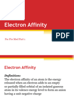 Electron Affinity