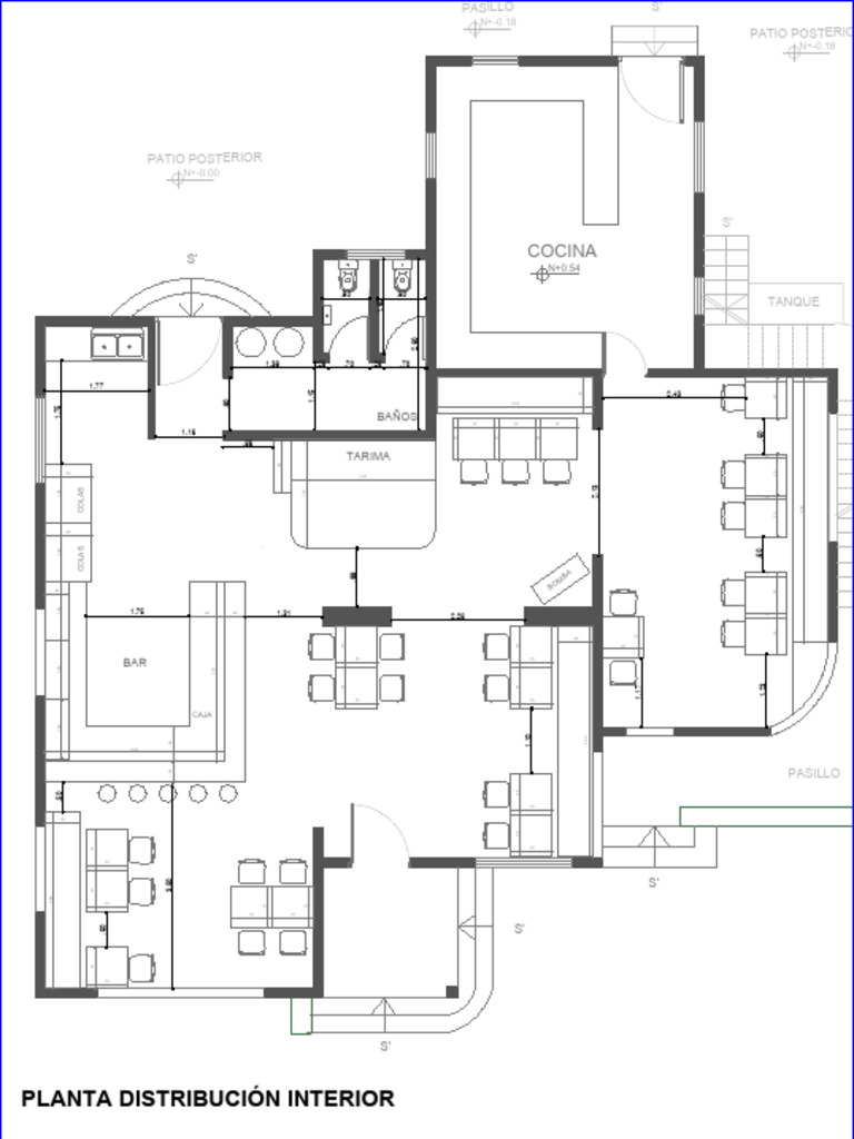 Interior Distribution Plan Measurements | PDF