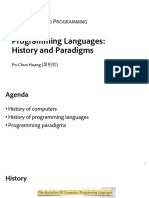 [OOP2024] Lecture 1 - Programming Languages History and Paradigms