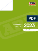 ARB Price List July 2023 Retail