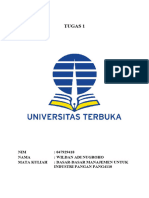 WILDAN ADI NUGROHO - 047929418 - Tugas 1 Dasar-Dasar Manajemen Untuk Industri Pangan PANG4110