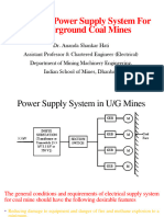 Electrical Power Supply System For Underground Coal Mines