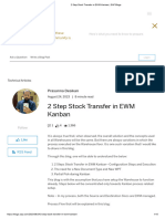 2 Step Stock Transfer in EWM Kanban - SAP Blogs