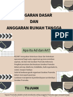 Anggaran Dasar DAN Anggaran Rumah Tangga