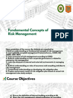 Module 1 - Fundamental Concepts of Risk Management