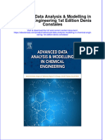 Advanced Data Analysis Modelling In Chemical Engineering 1St Edition Denis Constales full chapter