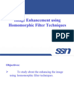 Image Enhancement Using Homomorphic Filter Techniques