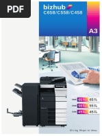 Konica Minolta Bizhub C458 Brochure