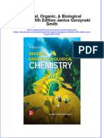 General Organic Biological Chemistry 5Th Edition Janice Gorzynski Smith Full Chapter