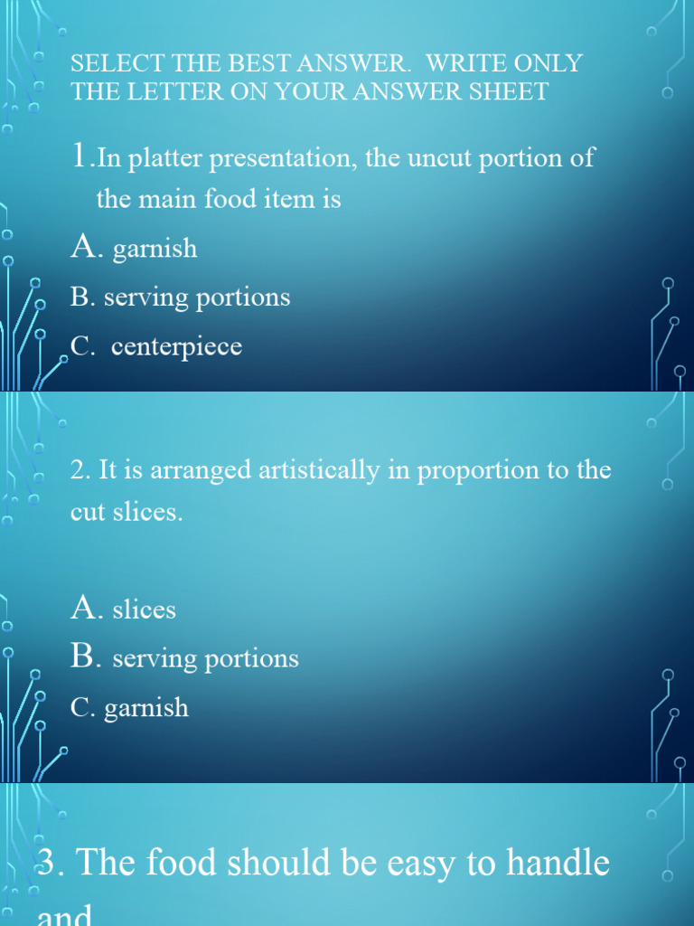 Platter Presentation Essentials | PDF | Foods | Cooking