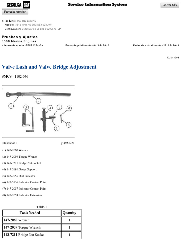 2007 Dodge 5.9 Cummins Valve Lash Adjustment