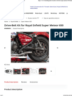 Drive-Belt Kit For Royal Enfield Super Meteor 650