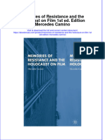 Memories of Resistance and The Holocaust On Film 1St Ed Edition Mercedes Camino Download PDF Chapter