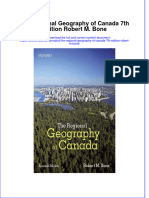 The Regional Geography Of Canada 7Th Edition Robert M Bone  ebook full chapter