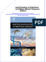 Genetics and Evolution of Infectious Diseases 2Nd Edition Michel Tibayrenc Editor Full Chapter