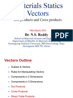 30 March 2023 Vectors Dot Products and Cross Products Modified